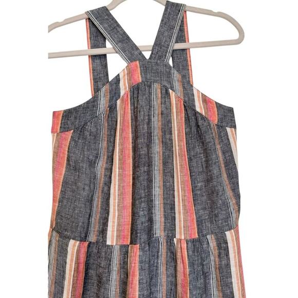 Joie Striped Sleeveless Linen Maxi Dress Size XXS - Picture 7 of 11